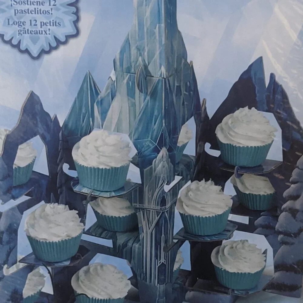 NEW Frozen Disney Castle Wilton Cupcake Treat Stand Xmas Holiday Party Baking
